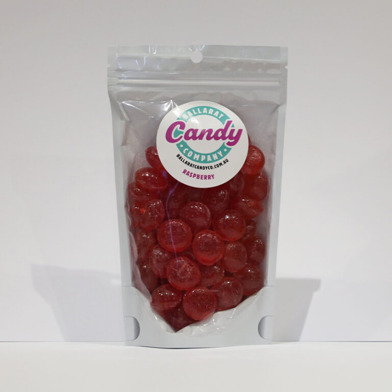Fruity Raspberry Drops Raspberry Drops | Ballarat Candy Company